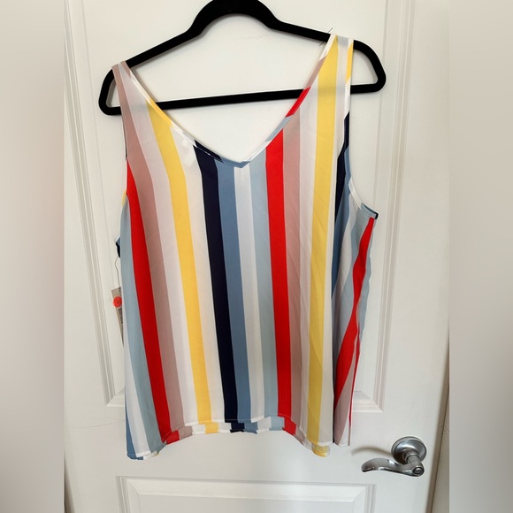 Tribal Jeans Striped Tank Top - Picture 2 of 7